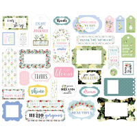 Carta Bella Flora No.4 Frames & Tags (CBFLN135025)
